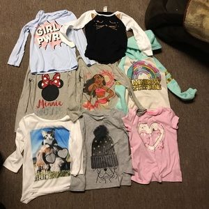 SOLD Bundle of toddler girls shirts